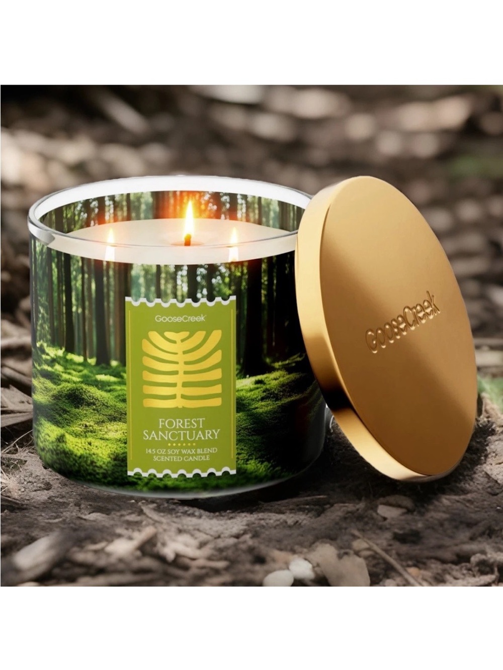 Goose Creek 3-Wick Candle- Forest Sanctuary (14.5 oz)